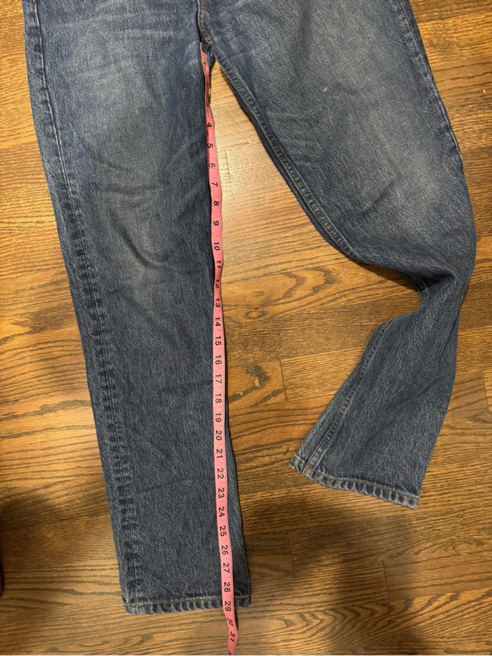 Reformation High Rise Straight Leg Stovepipe Jean 27 Classic Clean Girl Designer - Picture 9 of 9